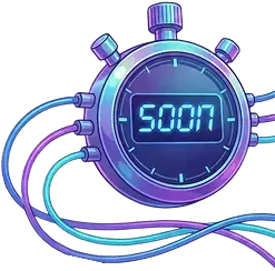 Floating stopwatch image